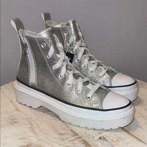Converse Chuck Taylor All Star Lugged Lift Platform High GS 'Glitter